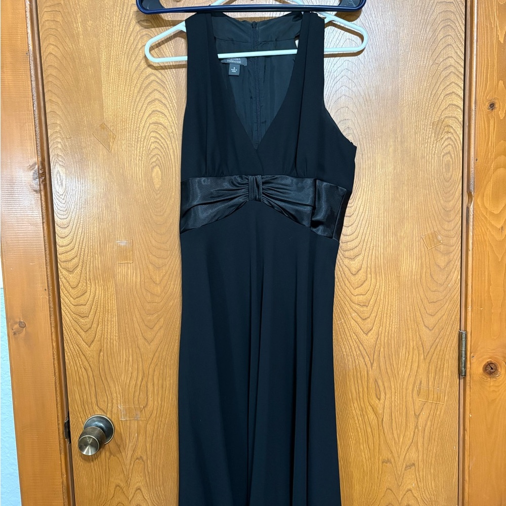 Dressbarn Collection Black V-Neck Dress